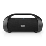 Nedis Bluetooth® Party Boombox | 9.5 timmar | 2.1 | 120 W | Uppspelning av media: AUX / USB | IPX5 | Synkroniseringsbar | Bärhandtag | Festljus | Svart