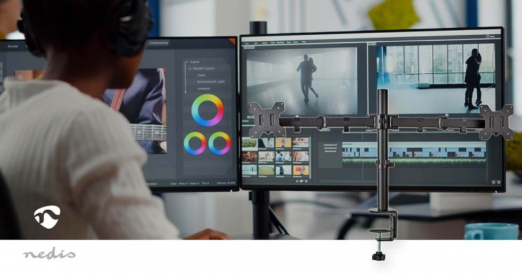 Nedis Skärm Fäste | 2 Skärm(ar) | 15 - 32 