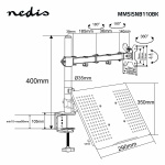 Nedis Skärm Fäste | Notebook | 1 skärm | 15 - 32 