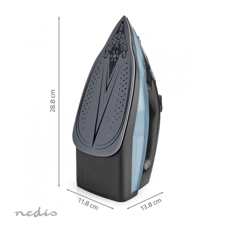 Nedis Strykjärn | 2600 W | 25 g/m | ånga skott | Keramisk | 0.32 l