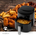 Nedis Varmluftsfritös | 4,2 l | Timer: 240 min | Antal förinställda program: 8 | Digital | Svart Nedis Varmluftsfritös | 4,2 l | Timer: 240 min | Antal förinställda program: 8 | Digital | Svart