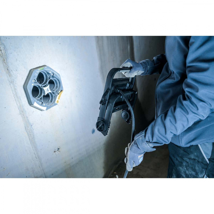 brennenstuhl Mobil LED-bygglampa JARO 4060 M / LED nödbelysning för utomhus 30W (arbetslampa med 3m kabel och snabbkoppling, LED-strålkastare IP65, 3450lm)