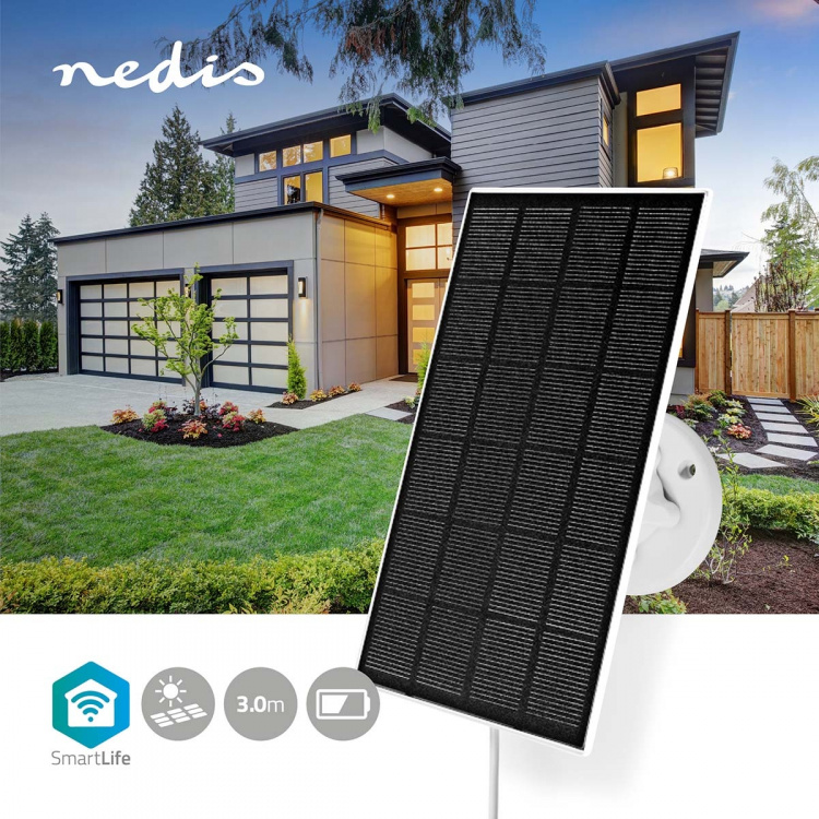 Nedis Solpanel | 5.3 V DC | 0.5 A A | USB Type-C™ | Kabellängd: 3.00 m | Tillbehör till: WIFICBO30WT / WIFICBO32WT Nedis Solpanel | 5.3 V DC | 0.5 A A | USB Type-C™ | Kabellängd: 3.00 m | Tillbehör till: WIFICBO30WT / WIFICBO32WT
