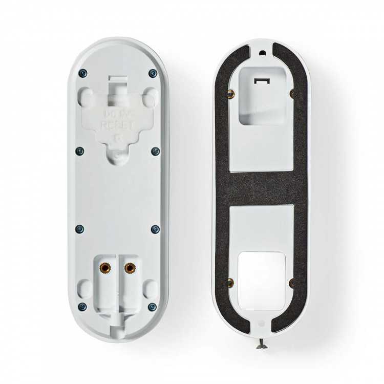 Nedis Smartlife Video Porttelefon | Strömadapter | 1536x1536 | microSD (ingår inte) / Molnlagring (tillval) / Onvif | IP65 | Med rörelsesensor | Vit