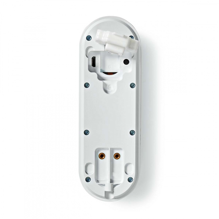 Nedis Smartlife Video Porttelefon | Strömadapter | 1536x1536 | microSD (ingår inte) / Molnlagring (tillval) / Onvif | IP65 | Med rörelsesensor | Vit