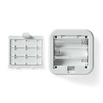 Nedis SmartLife Ringklocka | RF, frequency 433 Mhz | Tillbehör till: WIFICDP10GY / WIFICDP30WT / WIFICDP40CWT | Batteridriven / USB ström | 4 Ljud | 4.5 V DC / 5 V DC | Justerbar volym | Vit