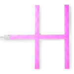 Nedis SmartLife Dekorativa Lampor | Bar på Väggen | Wi-Fi | RGBIC / Varm Vit | Android™