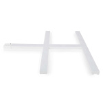 Nedis SmartLife Dekorativa Lampor | Bar på Väggen | Wi-Fi | RGBIC / Varm Vit | Android™