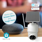 Nedis SmartLife Utomhus Kamera | Full HD 1080p | Panorera lutning | IP65 | microSD (ingår inte) / Molnlagring (tillval) | 5 V DC | Med rörelsesensor | Nattsikt | Vit Nedis SmartLife Utomhus Kamera | Full HD 1080p | Panorera lutning | IP65 | microSD (ingår inte) / Molnlagring (tillval) | 5 V DC | Med rörelsesensor | Nattsikt | Vit