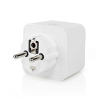 Nedis SmartLife Smart Plug | IP21 | Strömmätare | 3680 W | Type F (CEE 7/7) | 0 - 55 °C | Android™ / IOS | Vit | 3 st