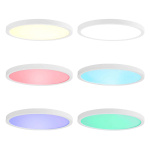 Nedis SmartLife Taklampa | RGB / Varm till cool vit | Rund | Diameter: 290 mm | 1800 lm | 2700 - 6500 K | IP20 | Energiklass: F | Android™ / IOS Nedis SmartLife Taklampa | RGB / Varm till cool vit | Rund | Diameter: 290 mm | 1800 lm | 2700 - 6500 K | IP20 | Energiklass: F | Android™ / IOS