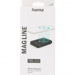 Hama Powerbank MagPower 5 Trådlös 5000mAh