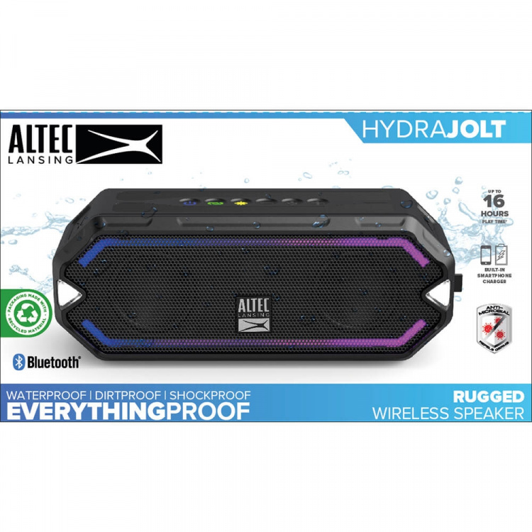Altec Lansing Högtalare IMW1200 HydraJolt RGB Vattentät Svart