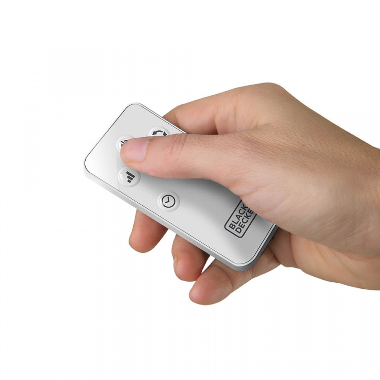 BLACK+DECKER Pelarfläkt Vit 102cm