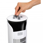 BLACK+DECKER Pelarfläkt Vit 81cm