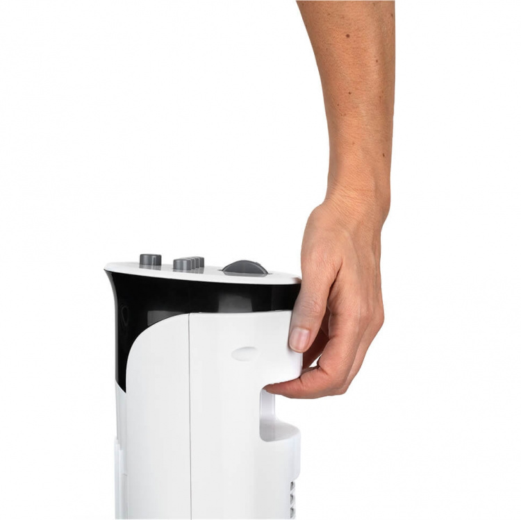 BLACK+DECKER Pelarfläkt Vit 81cm