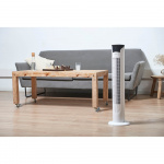 BLACK+DECKER Pelarfläkt Vit 81cm