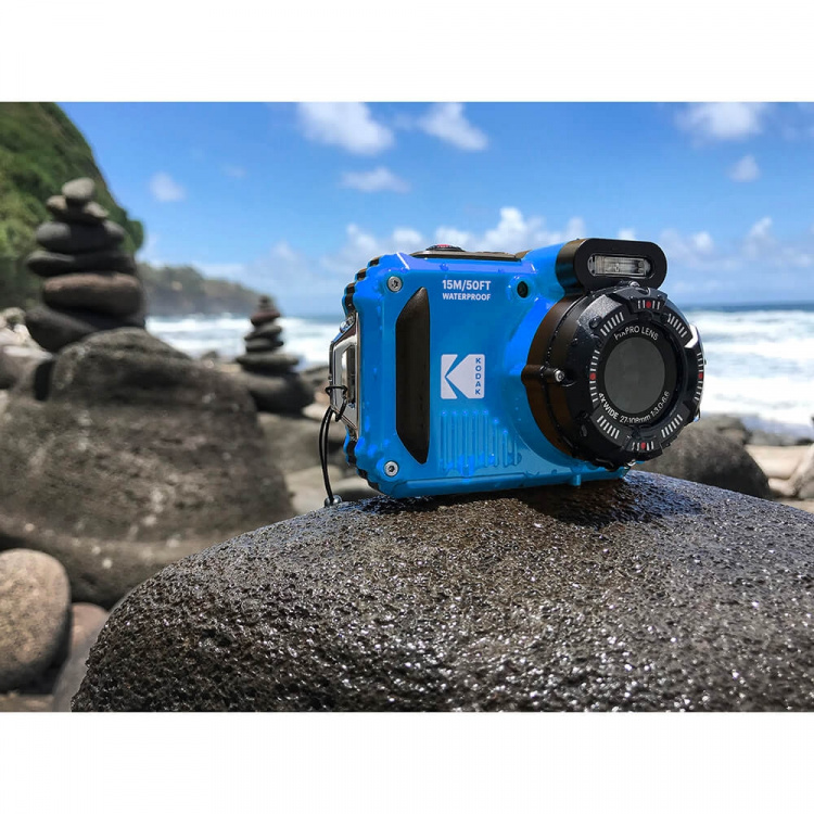 Kodak Digital Camera Pixpro WPZ2 4x WP 16MP Wifi Blue