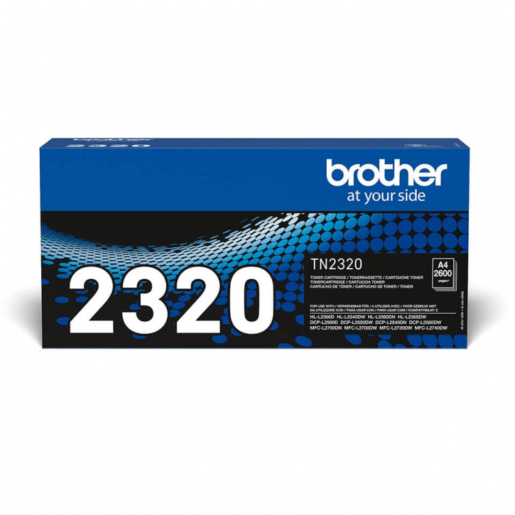 Brother Toner TN2320 TN-2320 Svart Brother Toner TN2320 TN-2320 Svart