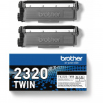 Brother Toner TN2320TWIN TN-2320 Svart Twin-pack Brother Toner TN2320TWIN TN-2320 Svart Twin-pack