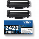Brother Toner TN2420TWIN TN-2420 Svart Twin-pack Brother Toner TN2420TWIN TN-2420 Svart Twin-pack