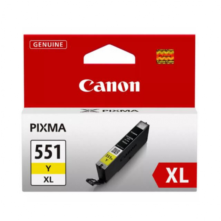 Canon Bläck 6446B001 CLI-551XL Gul Canon Bläck 6446B001 CLI-551XL Gul