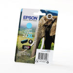 EPSON Bläck C13T24354012 24XL Ljus Cyan, Elefant