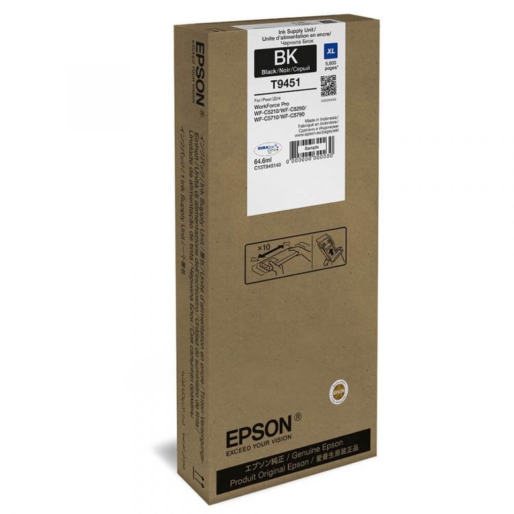 EPSON Bläck C13T945140 T9451 XL Svart
