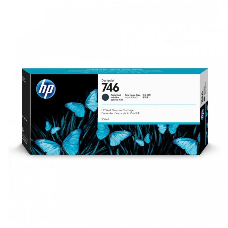 HP Bläck P2V83A 746 Mattsvart