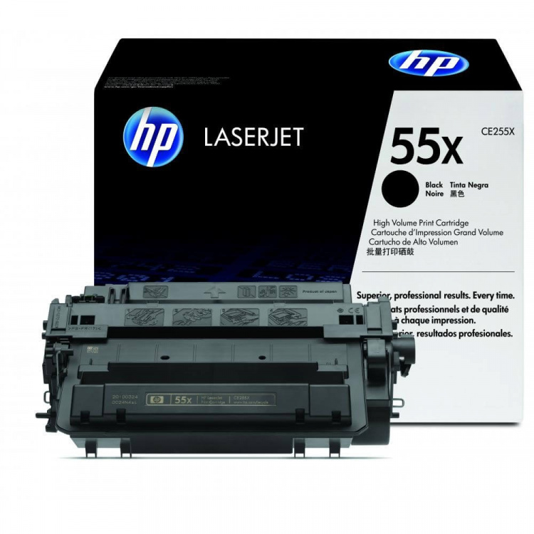 HP Toner CE255X 55X Svart HP Toner CE255X 55X Svart