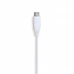 Gear Rund Laddkabel MicroUSB till USB-A 0.3m Vit Gear Rund Laddkabel MicroUSB till USB-A 0.3m Vit