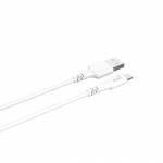 Gear Rund Laddkabel Lightning till USB-A 0.3m Vit MFI Gear Rund Laddkabel Lightning till USB-A 0.3m Vit MFI