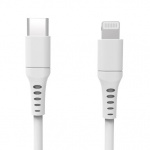 Gear Laddkabel USB-C till Lightning 3m Vit MFI C94 Gear Laddkabel USB-C till Lightning 3m Vit MFI C94