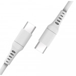 Gear Laddkabel USB-C till USB-C 2.0 3m Kabel Vit Gear Laddkabel USB-C till USB-C 2.0 3m Kabel Vit