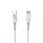 Gear Laddkabel USB-C till USB-C 2.0 1m Kabel Vit
