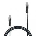 Gear Laddkabel PRO USB-C till USB-C 2.0 1.5m Svart Kevlarkabel med Metallkopplingar Gear Laddkabel PRO USB-C till USB-C 2.0 1.5m Svart Kevlarkabel med Metallkopplingar