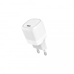 Gear Laddare 220V 1xUSB-C PD/PPS 25W, Kabel USB-C-USB-C 1m Gear Laddare 220V 1xUSB-C PD/PPS 25W, Kabel USB-C-USB-C 1m