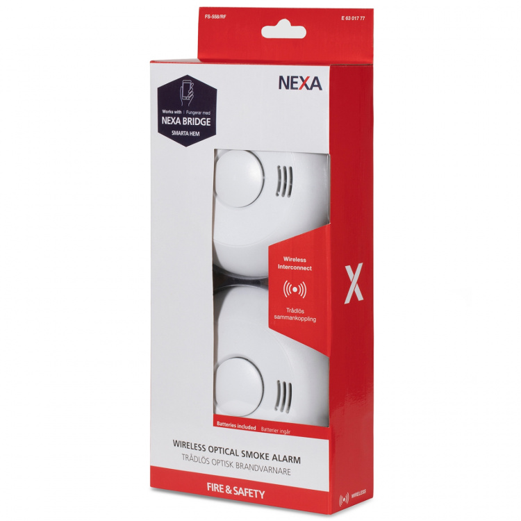 nexa FS-558/RF Trådl brandvarnare 2-pack nexa FS-558/RF Trådl brandvarnare 2-pack
