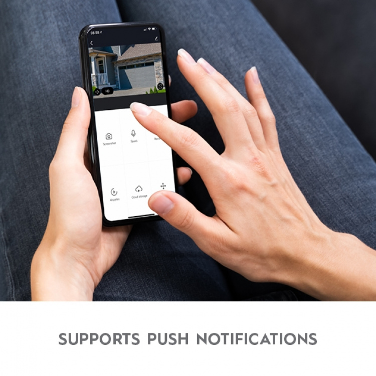 Alpina WiFi Smart Utomhus Kamera 1080p Roterbar