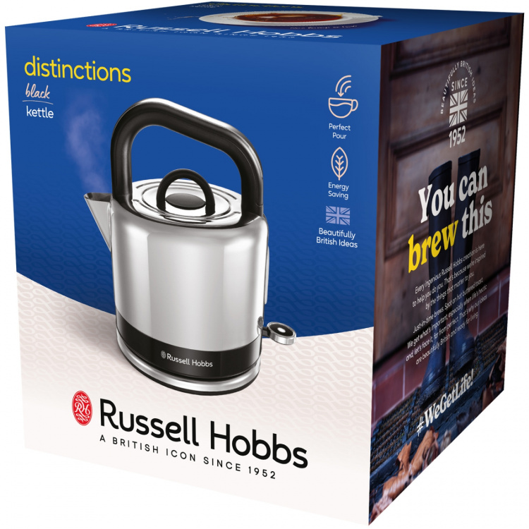 Russell Hobbs Vattenkokare Distinctions Kettle Black 26420-70 Russell Hobbs Vattenkokare Distinctions Kettle Black 26420-70