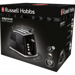 Russell Hobbs Brödrost Svart Groove 2S Toast 26390-56 Russell Hobbs Brödrost Svart Groove 2S Toast 26390-56