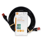 Nedis CAT6 Nätverkskabel | RJ45 hane | RJ45 hane | U/UTP | 3.00 m | Rund | PVC | Svart | Label Nedis CAT6 Nätverkskabel | RJ45 hane | RJ45 hane | U/UTP | 3.00 m | Rund | PVC | Svart | Label