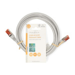 Nedis CAT6 Nätverkskabel | RJ45 hane | RJ45 hane | SF/UTP | 2.00 m | Rund | PVC | Grå | Label Nedis CAT6 Nätverkskabel | RJ45 hane | RJ45 hane | SF/UTP | 2.00 m | Rund | PVC | Grå | Label