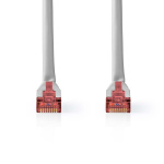 Nedis CAT6 Nätverkskabel | RJ45 hane | RJ45 hane | SF/UTP | 30.0 m | Rund | PVC | Grå | Label