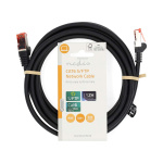 Nedis CAT6 Nätverkskabel | RJ45 hane | RJ45 hane | S/FTP | 3.00 m | Rund | LSZH | Svart | Label Nedis CAT6 Nätverkskabel | RJ45 hane | RJ45 hane | S/FTP | 3.00 m | Rund | LSZH | Svart | Label