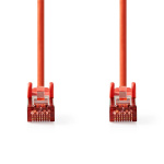 Nedis CAT6 Nätverkskabel | RJ45 hane | RJ45 hane | S/FTP | 0.15 m | Rund | LSZH | Röd | Label Nedis CAT6 Nätverkskabel | RJ45 hane | RJ45 hane | S/FTP | 0.15 m | Rund | LSZH | Röd | Label