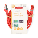 Nedis CAT6 Nätverkskabel | RJ45 hane | RJ45 hane | S/FTP | 1.00 m | Rund | LSZH | Röd | Label Nedis CAT6 Nätverkskabel | RJ45 hane | RJ45 hane | S/FTP | 1.00 m | Rund | LSZH | Röd | Label