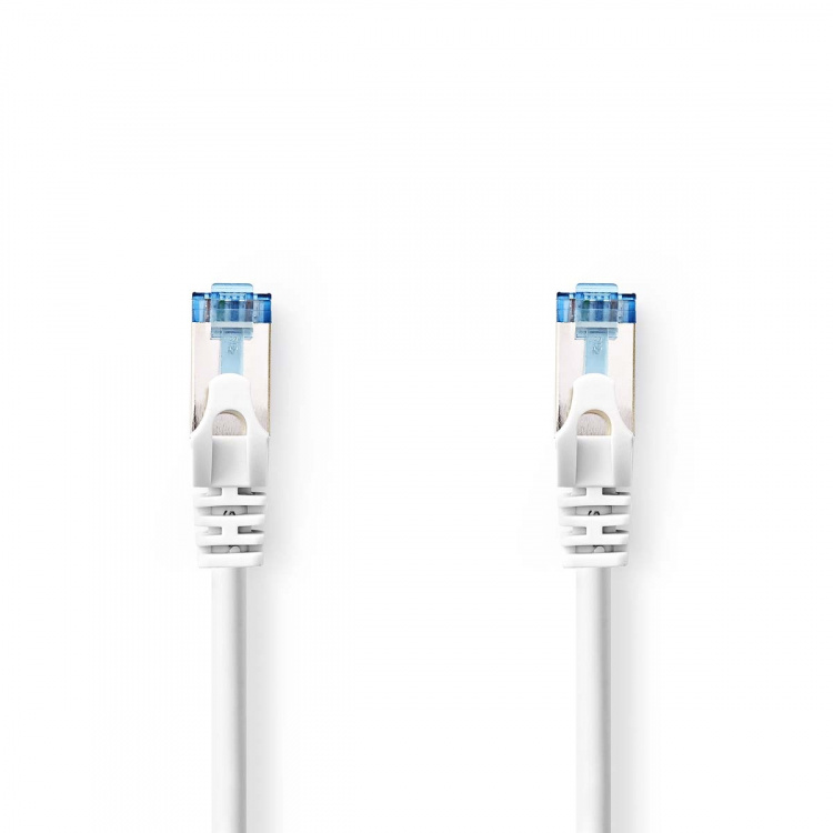 Nedis CAT6a nätverkskabel | S/FTP | RJ45 hane | RJ45 hane | 2.00 m | Snagless | Rund | LSZH | Vit | Label Nedis CAT6a nätverkskabel | S/FTP | RJ45 hane | RJ45 hane | 2.00 m | Snagless | Rund | LSZH | Vit | Label