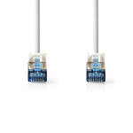 Nedis CAT6a nätverkskabel | S/FTP | RJ45 hane | RJ45 hane | 3.00 m | Snagless | Rund | LSZH | Vit | Label Nedis CAT6a nätverkskabel | S/FTP | RJ45 hane | RJ45 hane | 3.00 m | Snagless | Rund | LSZH | Vit | Label