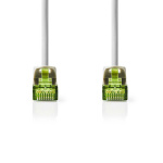 Nedis CAT7 nätverkskabel | S/FTP | RJ45 hane | RJ45 hane | 10.0 m | Snagless | Rund | LSZH | Grå | Label